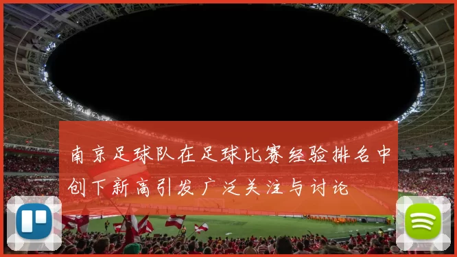 南京足球队在足球比赛经验排名中创下新高引发广泛关注与讨论